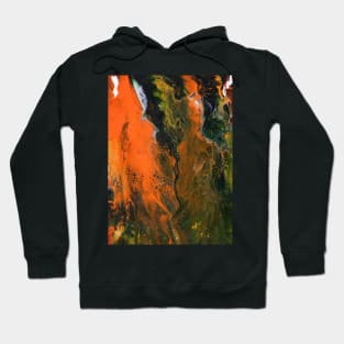 Volcano Breath Fluid Art Hoodie